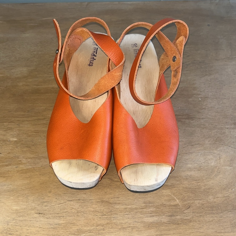 TRIPPEN Orinoco Sandal in Orange Size 38